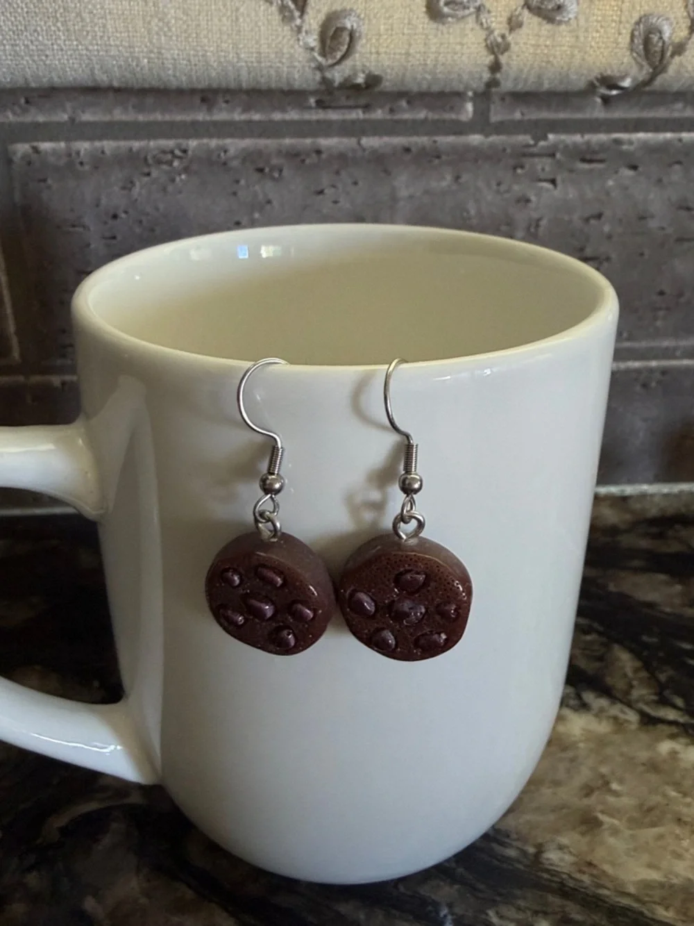 ✨ 5 for $30 Earring Bar ✨ Handmade Brown Chocolate Chip Cookie Resin Earrings